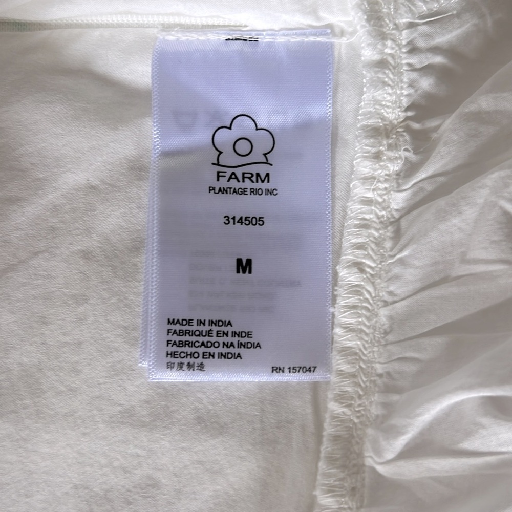 FARM Rio White Broderie Anglaise Tie-Strap Tank - Picture 8 of 8
